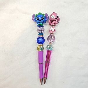 Stitch and Angel Doorables pens